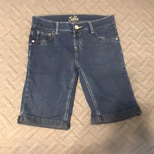 Justice brand Bermuda shorts dark blue size 16